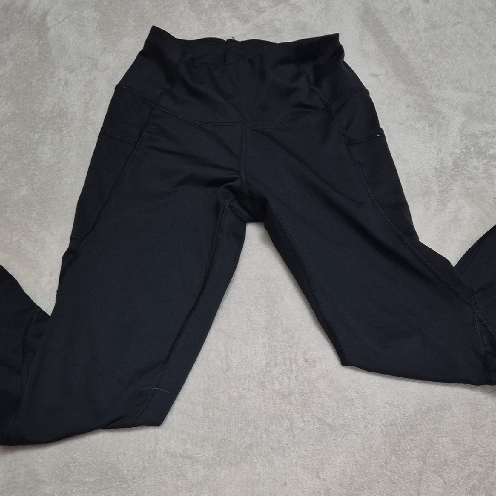 Black Workout Leggings With Pockets